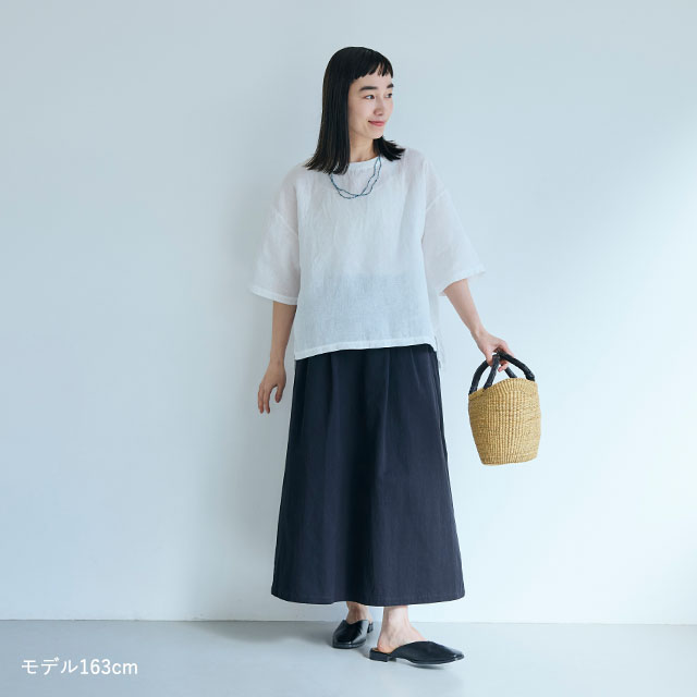 【WEB限定】麻布Tシャツ ワイド