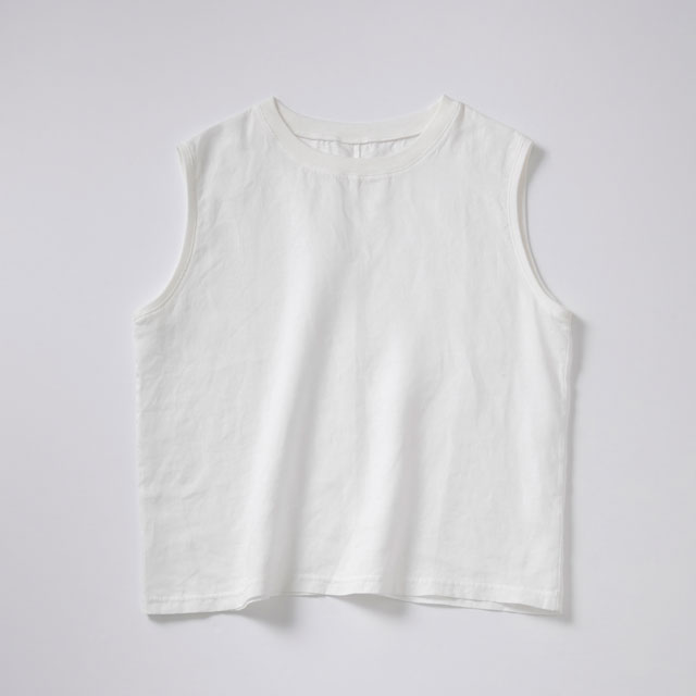 麻布Tシャツタンクトップ 晒