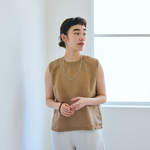 【WEB限定】麻布Tシャツ タンクトップ