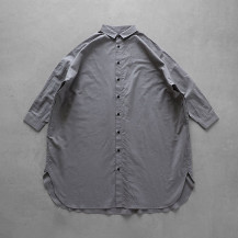 コットンリネンロングシャツ
