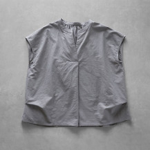 コットンリネンフレンチスリーブ