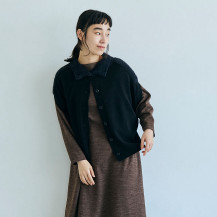 重ね着するタートルベスト