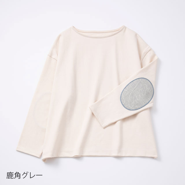 布ぬのバスクシャツワイド 刺繍