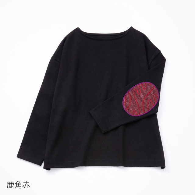 布ぬのバスクシャツワイド 刺繍