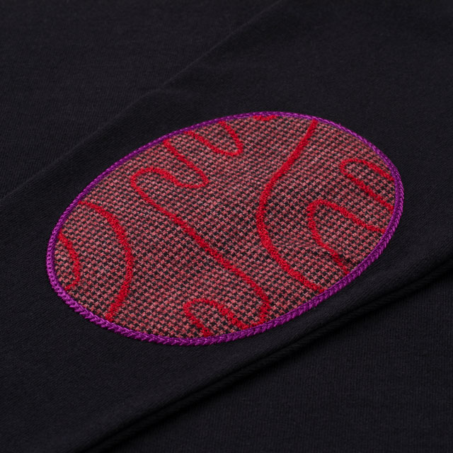 布ぬのバスクシャツワイド 刺繍