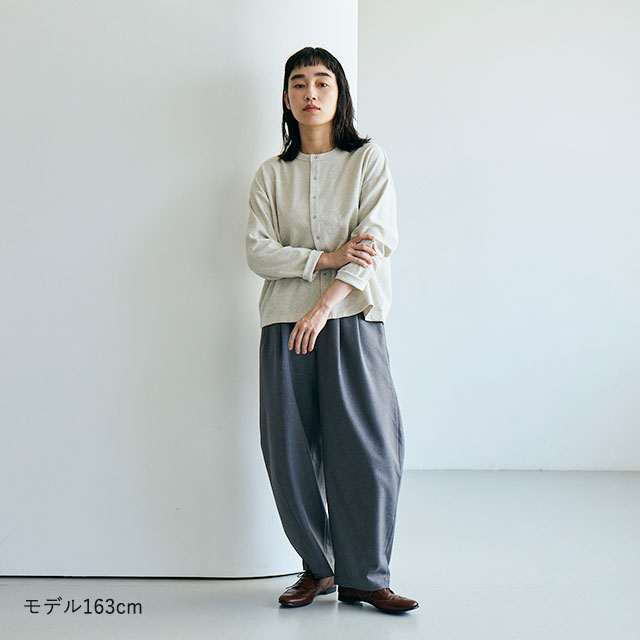 スナップホックのワイドカーディガン