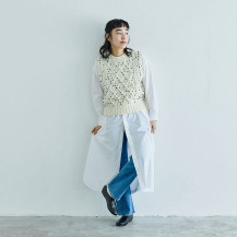 COOHEM別注 アラン編みベスト