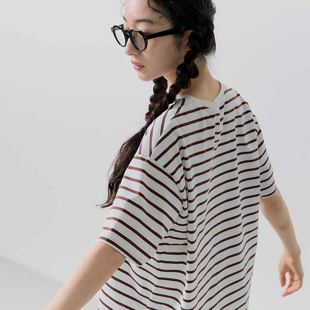 こいくちTシャツ　半袖　ボーダー