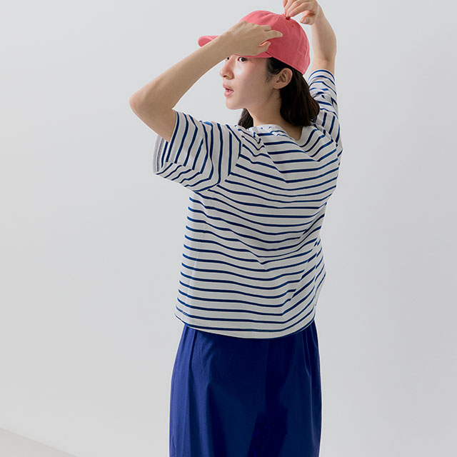 こいくちTシャツ　半袖　ボーダー
