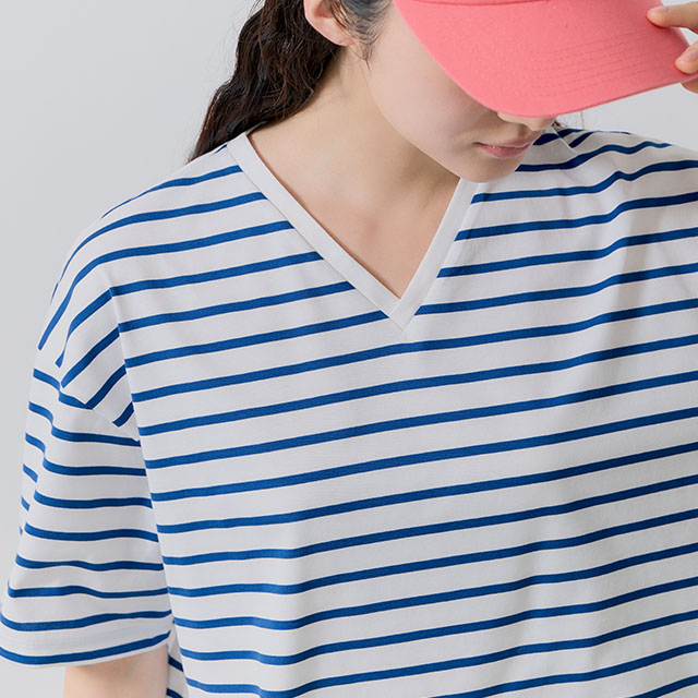 こいくちTシャツ　半袖　ボーダー