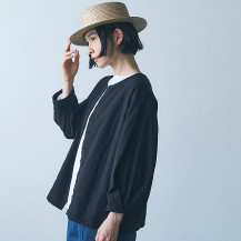 【WEB限定】ao ランタンスリーブブラウス