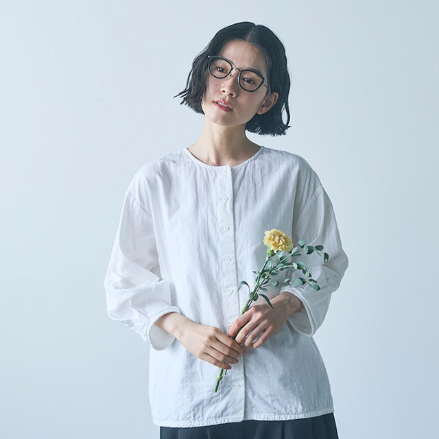 【WEB限定】ao ランタンスリーブブラウス