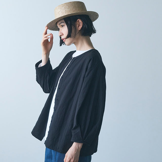 【WEB限定】ao ランタンスリーブブラウス