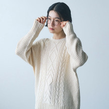 【WEB限定】ao ガーゼなセーター