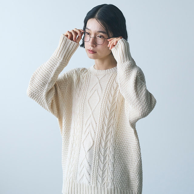 【WEB限定】ao ガーゼなセーター