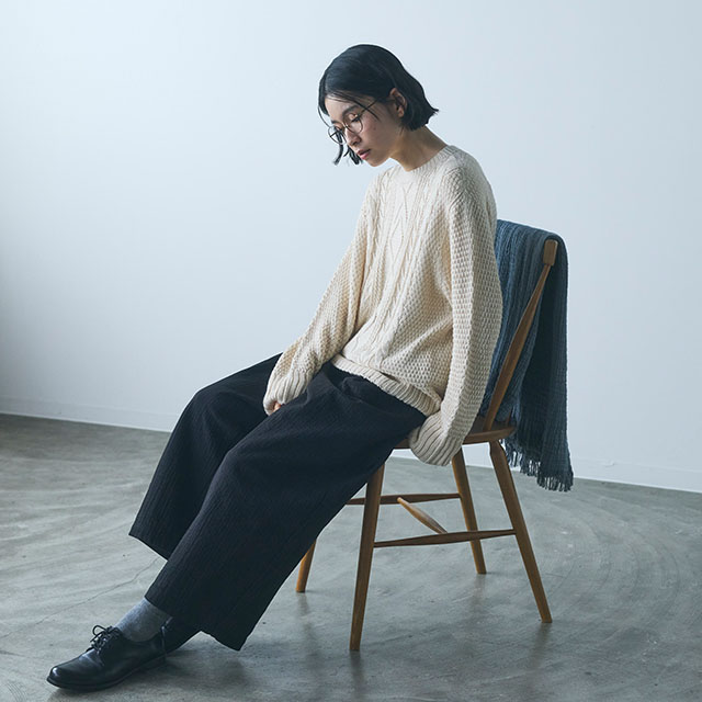 【WEB限定】ao ガーゼなセーター