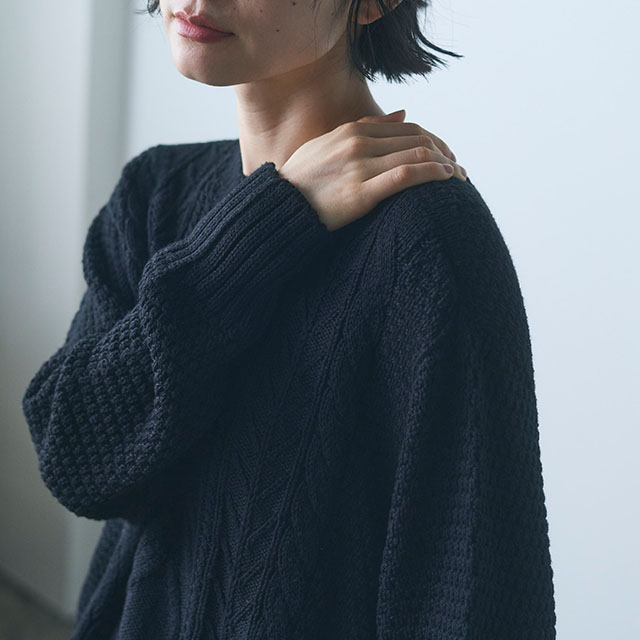 【WEB限定】ao ガーゼなセーター