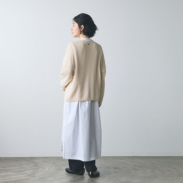 【WEB限定】ao ガーゼなニットカーディガン