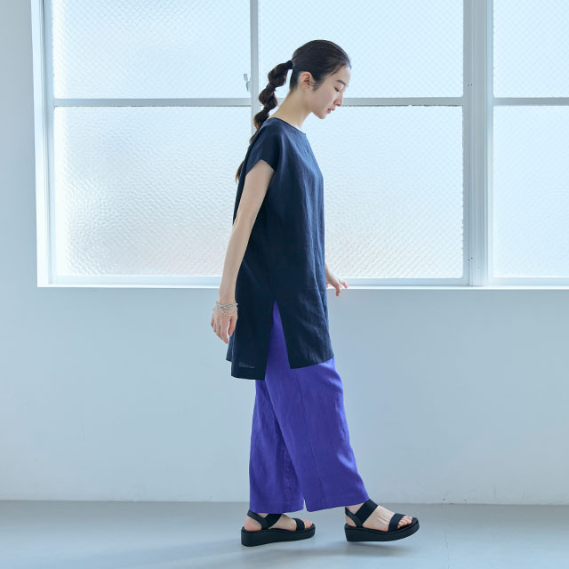 麻のサマーパンツ