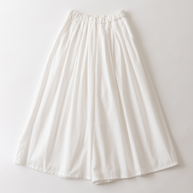 ８部丈スカーチョ ブラック FREE