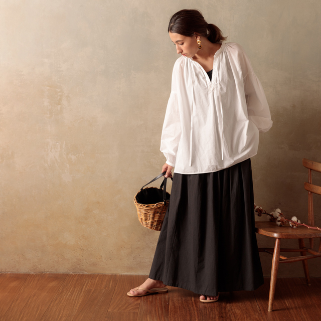 ８部丈スカーチョ ブラック FREE