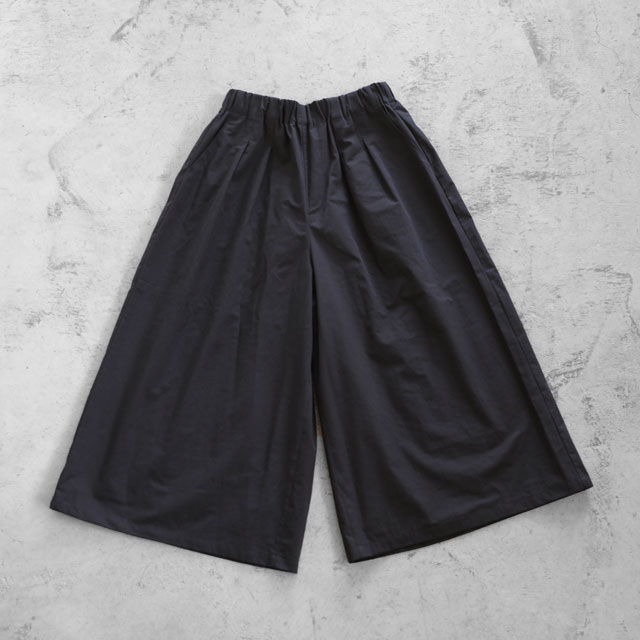 やわらかコットンスカートパンツ ダークグレー F