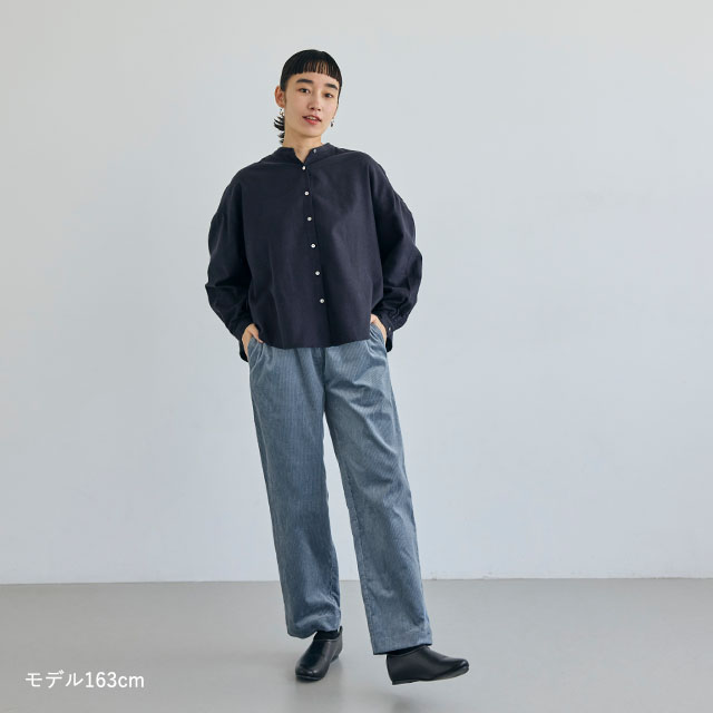 綿麻のコール天 イージーパンツ｜衣料品｜中川政七商店 公式サイト