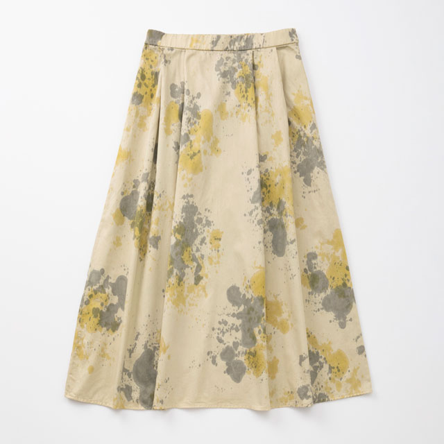 草木染めの色かさねスカート