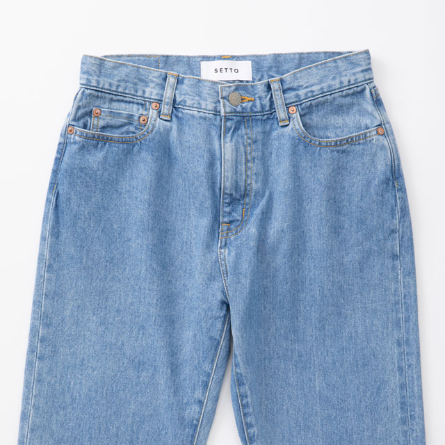【WEB限定】SETTO TAPERED JEANS VINTAGE WASH