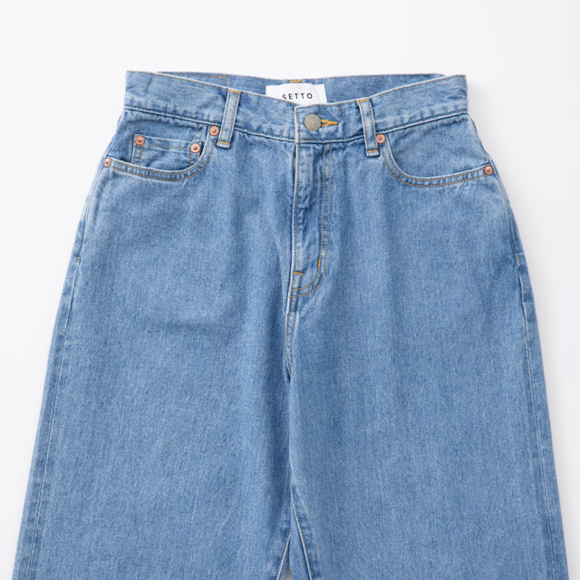 【WEB限定】SETTO STRAIGHT JEANS VINTAGE WASH