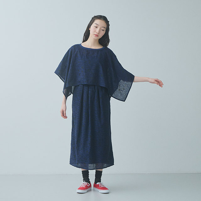 布ぬのスカート　びいどろクラッシュ