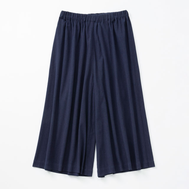 高島ちぢみのキュロットパンツ