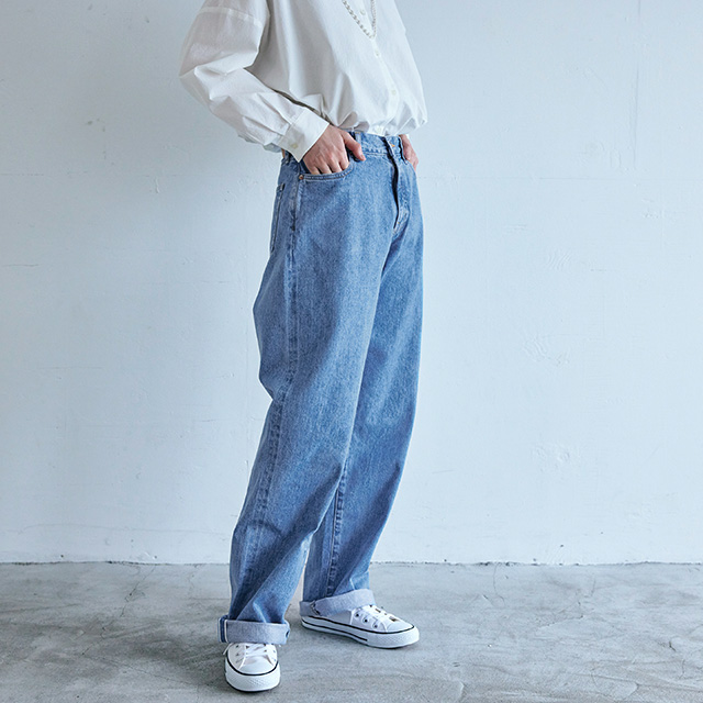 【WEB限定】SETTO STRAIGHT JEANS VINTAGE WASH