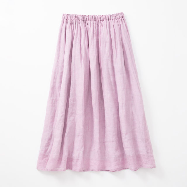 麻のかや織 ギャザースカート｜衣料品｜中川政七商店 公式サイト
