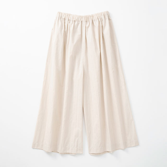リング糸ドビー ロングキュロット｜衣料品｜中川政七商店 公式サイト