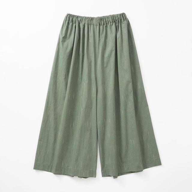 リング糸ドビー ロングキュロット｜衣料品｜中川政七商店 公式サイト
