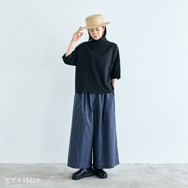 店舗良い リング糸ドビー 公式サイト ロングキュロット｜衣料品｜中川政七商店 パンツ