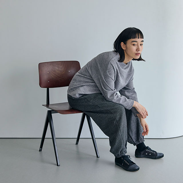 播州裏起毛のもんぺパンツ