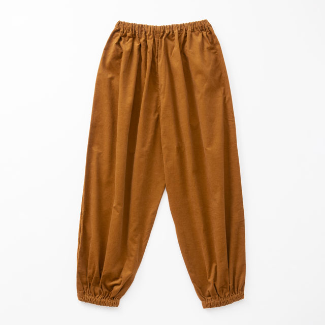 細コールのもんぺパンツ
