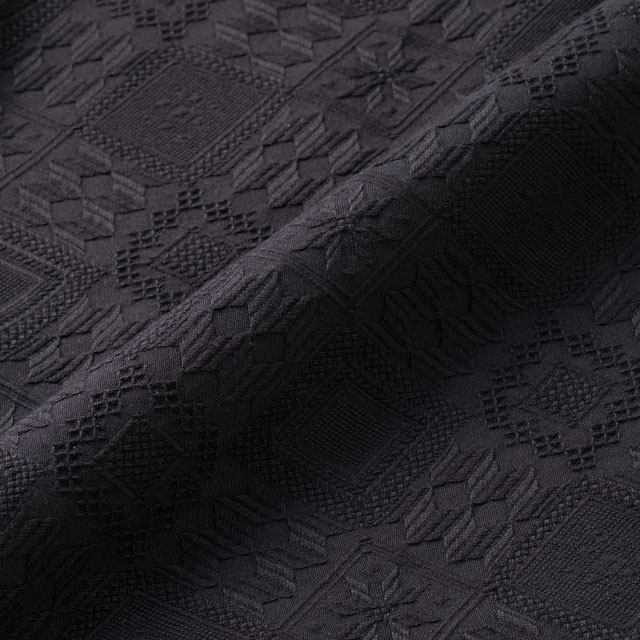 ジャカード織のスカート 菱紋