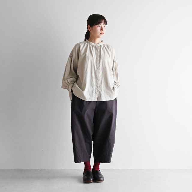 バフクロスバルーンパンツ ダークネイビー F