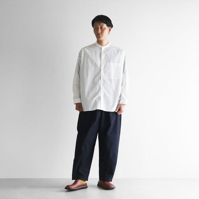 バフクロスバルーンパンツロング ダークネイビー F