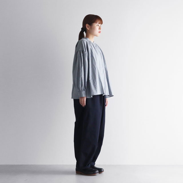 バフクロスバルーンパンツロング ダークネイビー F