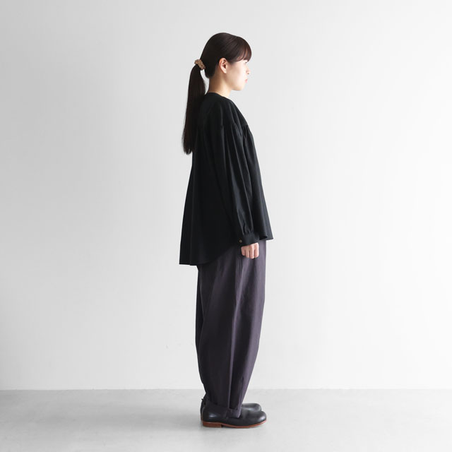 バフクロスバルーンパンツロング ダークネイビー F