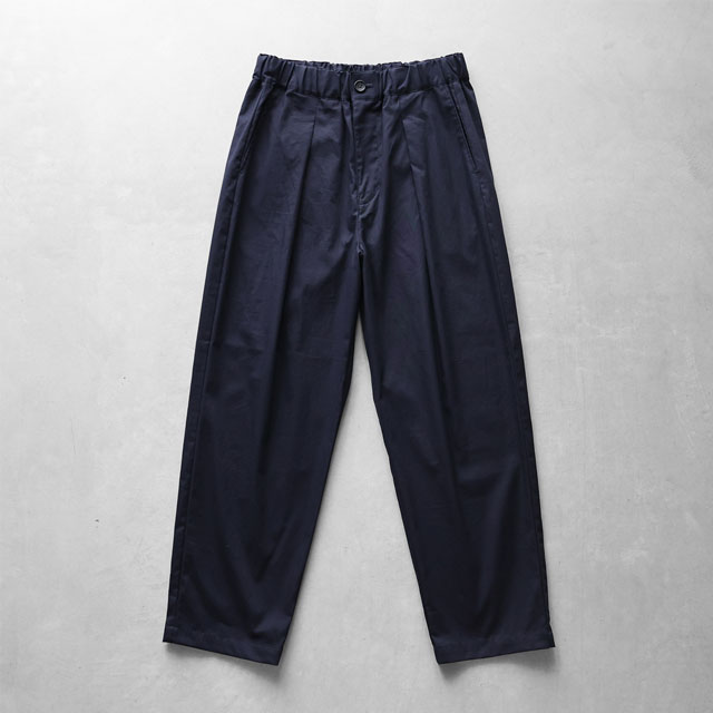 オーガニックコットンライトオックスセミワイドパンツ スミクロ F