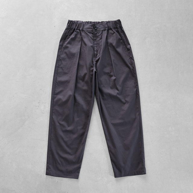 オーガニックコットンライトオックスセミワイドパンツ スミクロ F