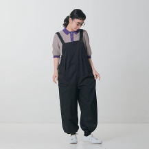 【WEB限定】もんぺサロペット 黒