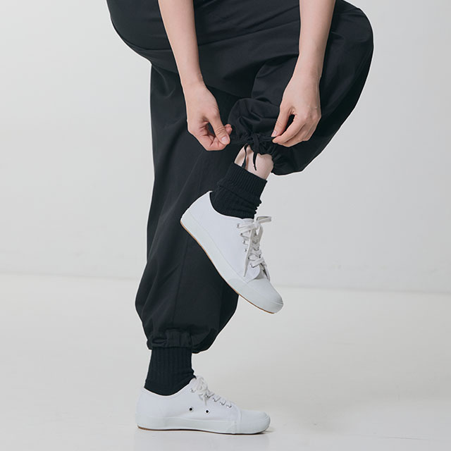 【WEB限定】もんぺサロペット 黒