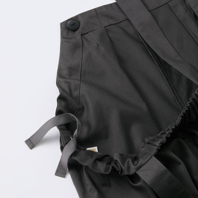 【WEB限定】もんぺサロペット チャコール