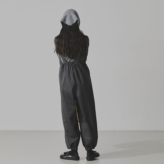 【WEB限定】もんぺサロペット チャコール